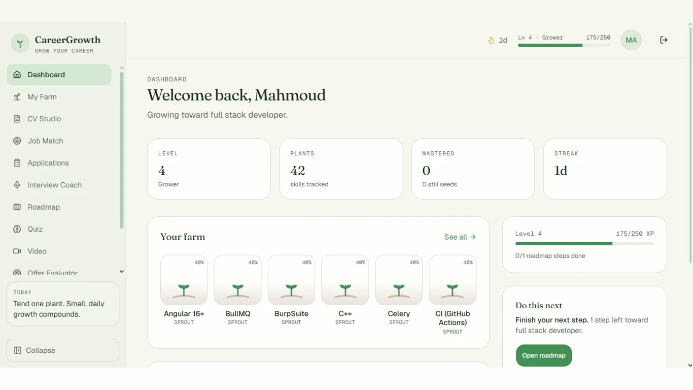 CareerGrowth screenshot